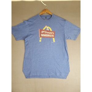 McDonald's One Arch First Edition Apparel Collection Men's Blue T-Shirt Size M-R